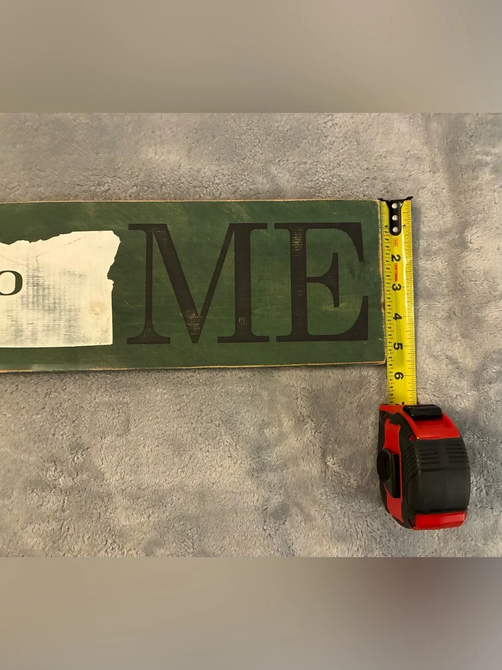 HOME Oregon State Wooden Decor Sign - Green